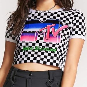 MTV forever 21 Crop top